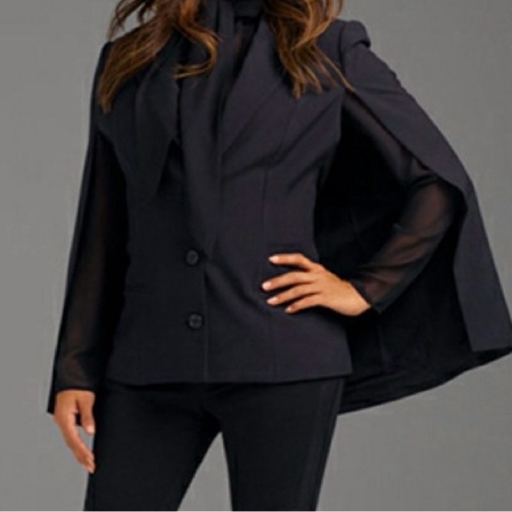 NWT Eva Longoria X The Limited Blazer Cape Cloak